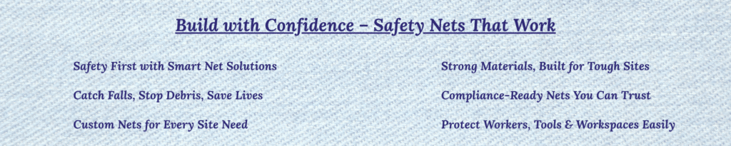 How to choose the construction safety net.