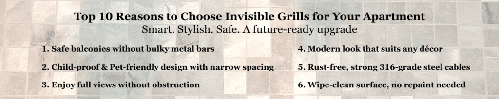 Reasons for choosing invisible grill