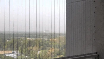 Invisible safety grill